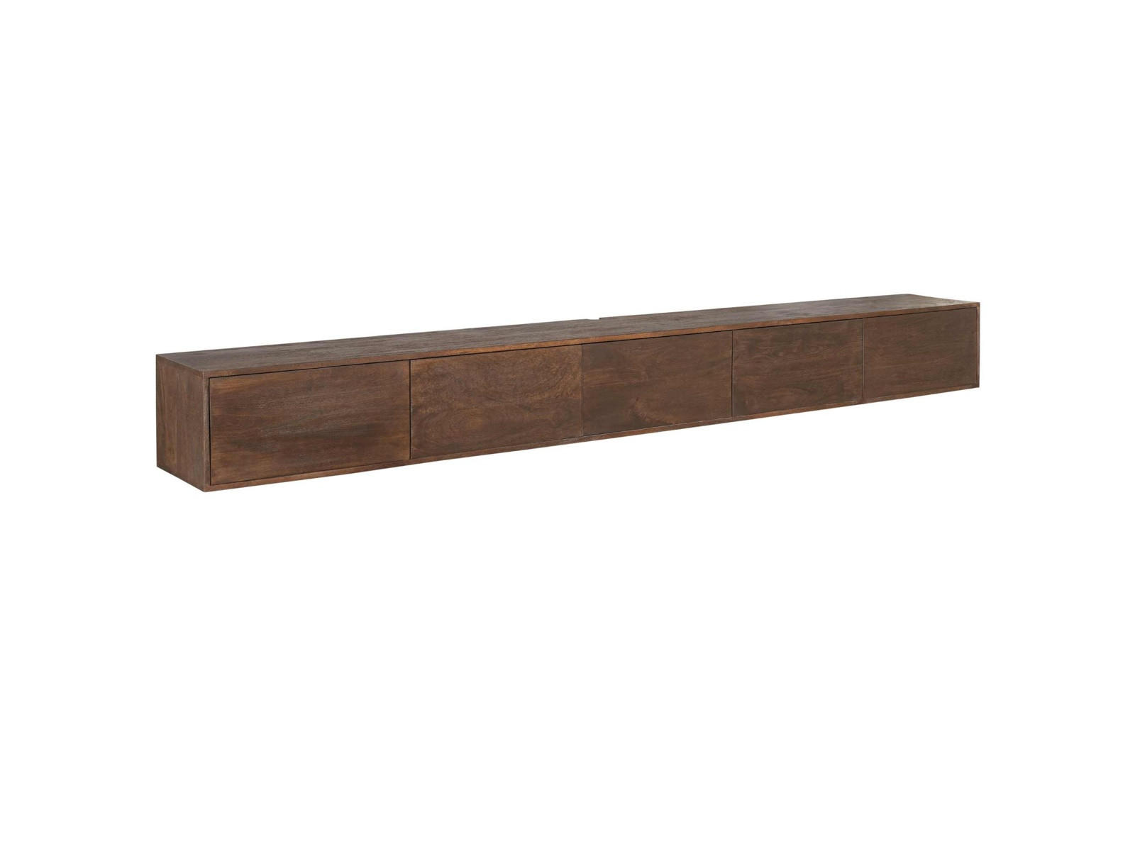 LOWBOARD Quantum Mangoholz 280 cm / 35 cm Braun - Braun, Holz (280/30/35cm) - Villa Möbel