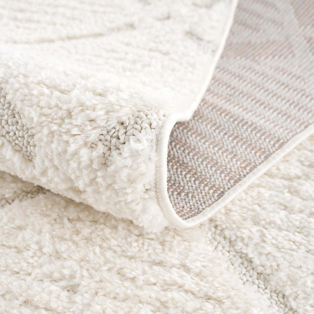 HOCHFLOR-TEPPICH Focus 2997 Creme 140x200 cm - Creme, Textil (140/200cm) - carpet city