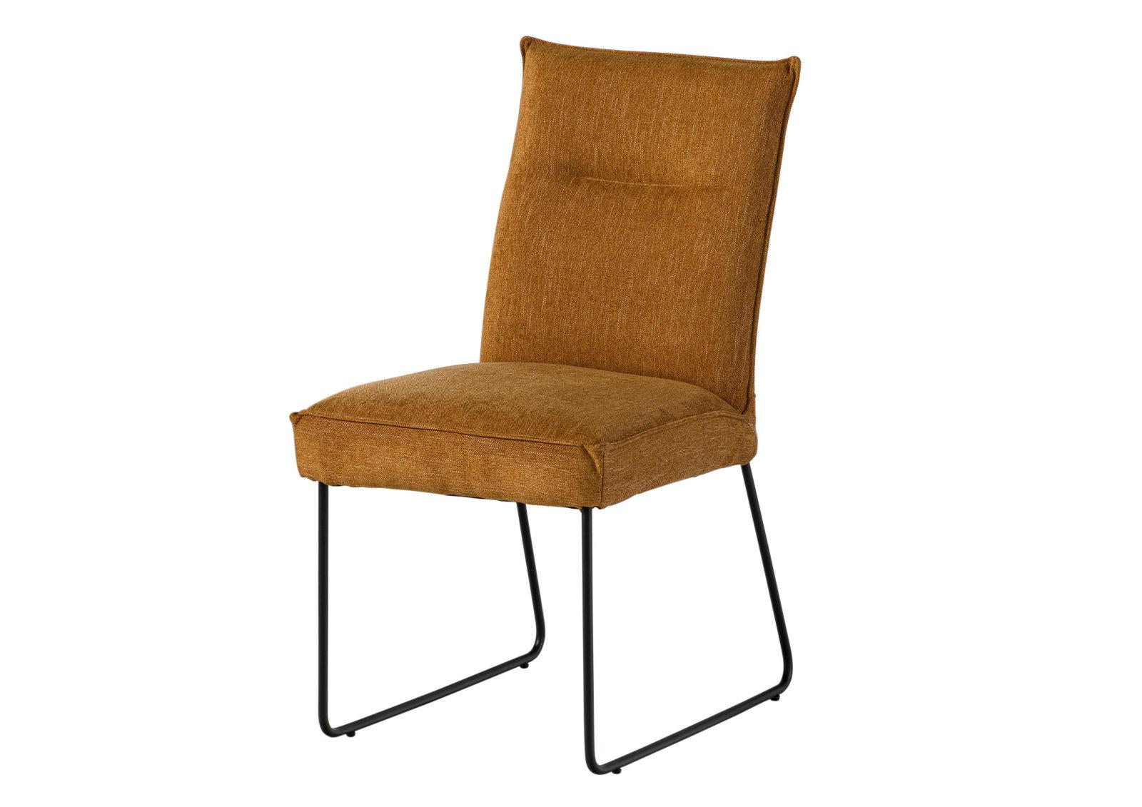 STUHL 100% Polyester 51 x 61 x 92 cm hellbraun SEATTLE #110 - Braun, Kunststoff (51/92/61cm) - Massivmoebel24