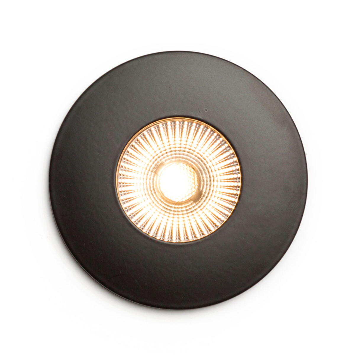 EINBAULEUCHTE WATERBOY R Matt schwarz 10 W IP65 - Schwarz, Metall (83/83/7cm) - Rendl