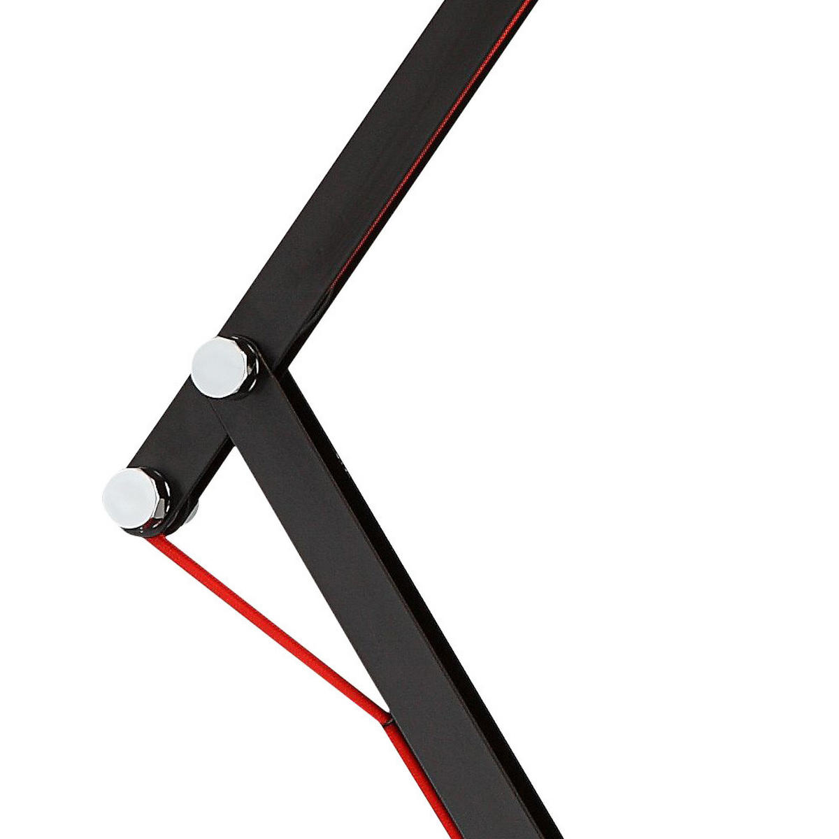 LED TISCHLEUCHTE WILO Schwarz - Schwarz, Metall (18/91/84cm) - Globo Lighting