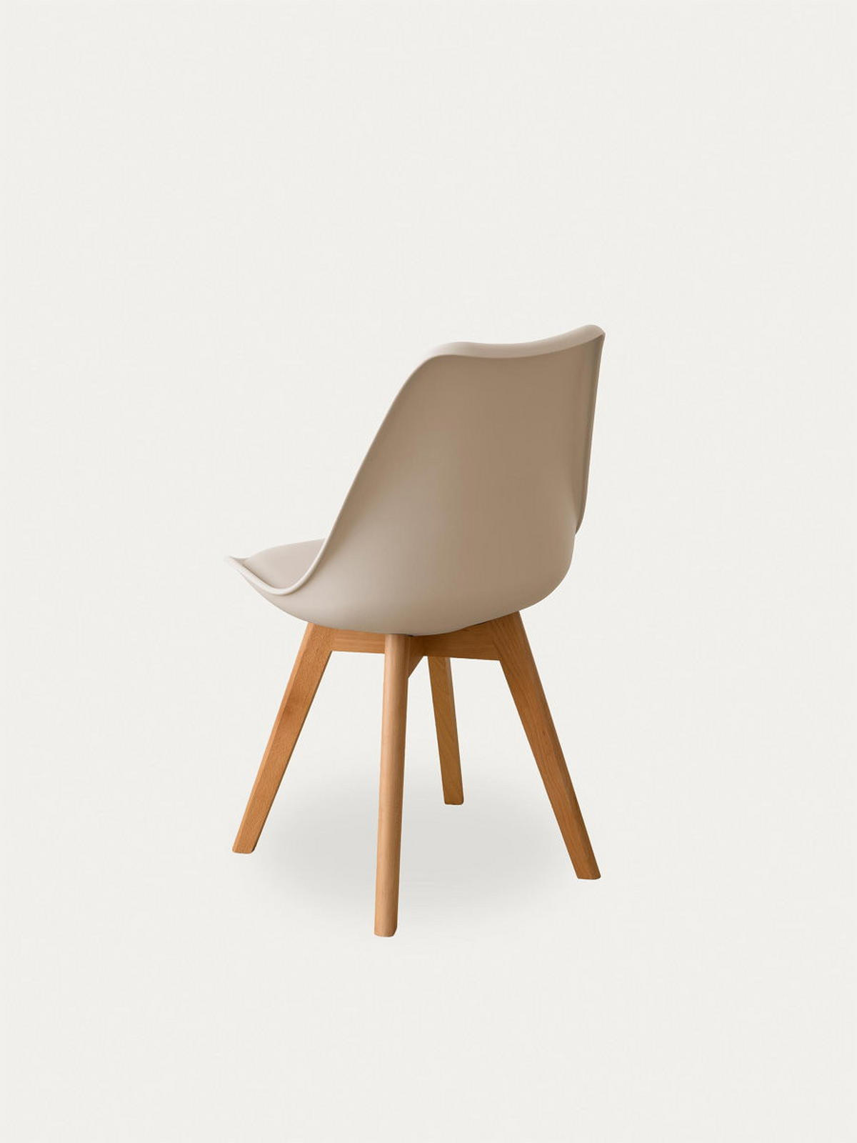 STUHL Scandinavian Beige 49 cm x 82 cm - Beige, Kunststoff (49/82/51cm) - Kenay Home