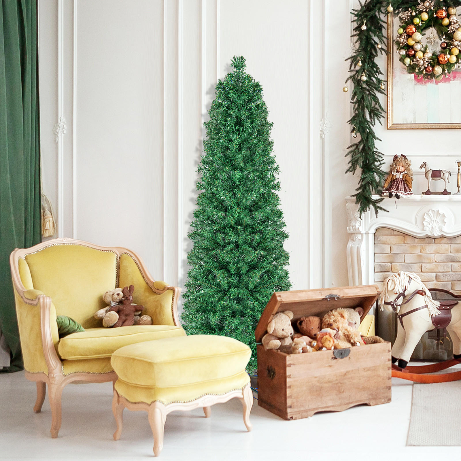 WEIHNACHTSBAUM 150cm Grün - Grün, Kunststoff (150cm) - COSTWAY