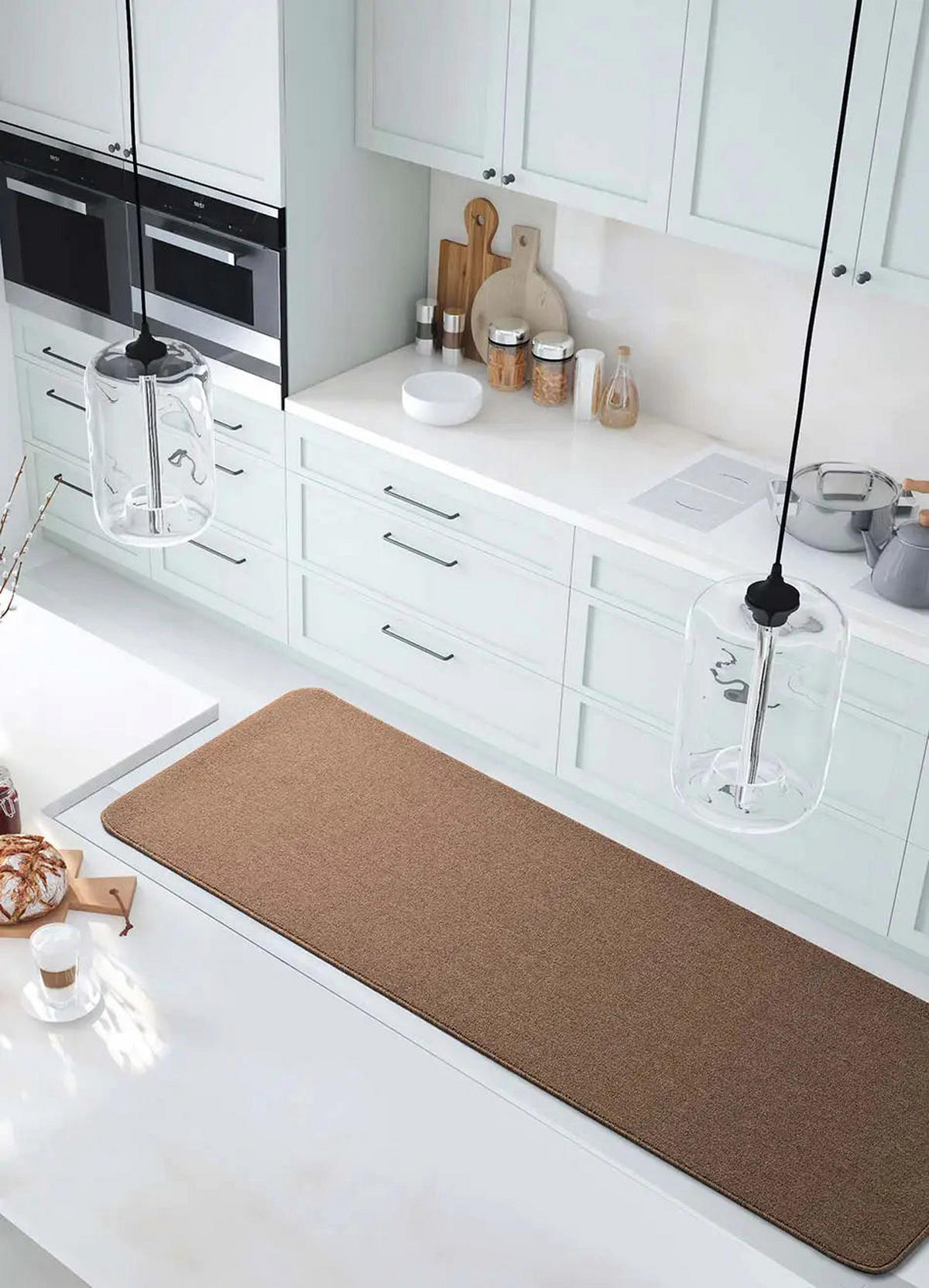 TEPPICHLÄUFER waschbar Beige Leila 67/200 cm - Beige, Kunststoff/Textil (67/200cm) - Atticgo