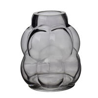 VASE Serenite Grau Glas - Grau, Glas (24cm) - Mondex