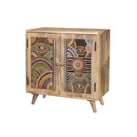 KOMMODE natürliches und mehrfarbiges Mangoholz - Braun, Holz (60/60/30cm) - Giner y Colomer