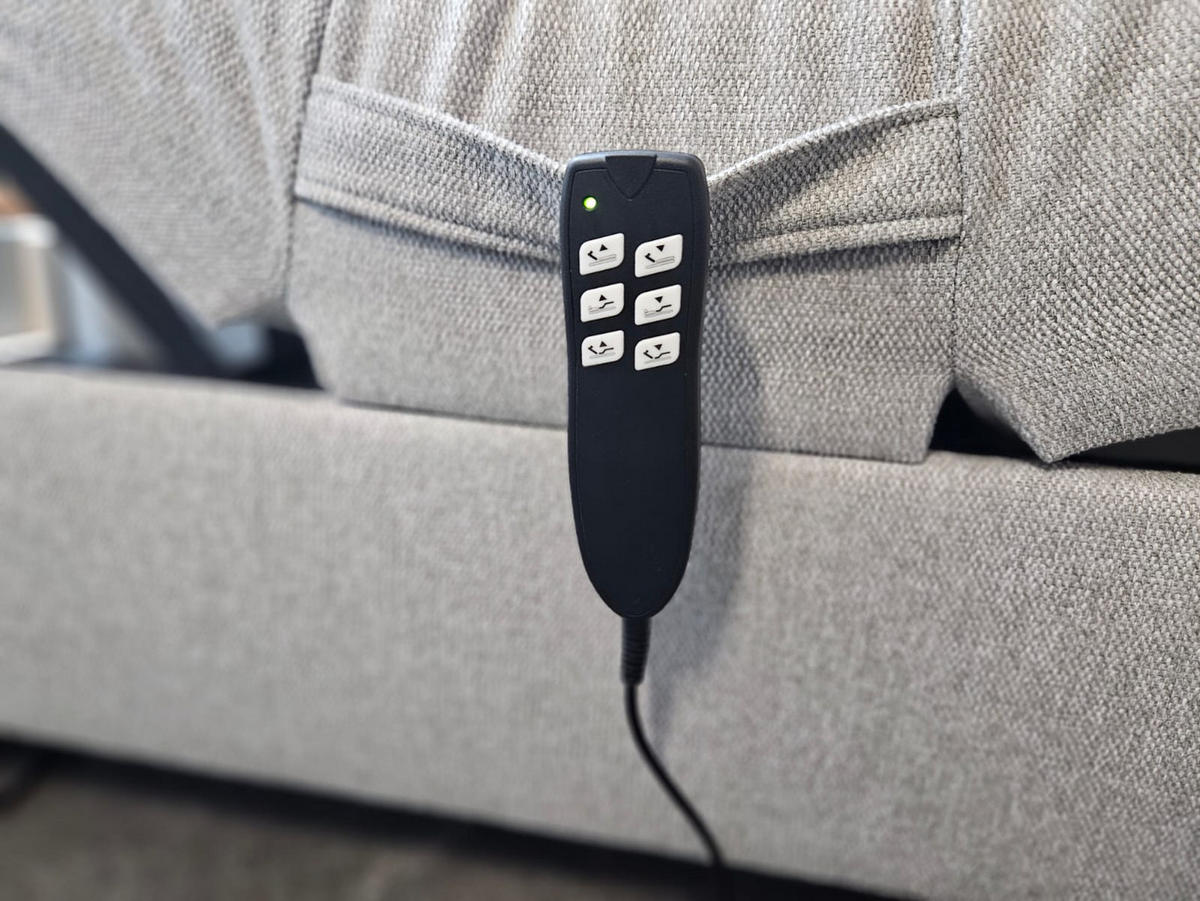 BOXSPRINGBETT Electra King 140x200 cm Beige Velvet H3 - Beige, Holz (140/200cm) - Labett