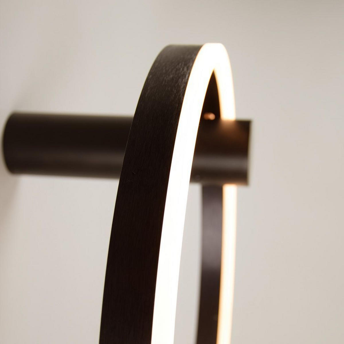 LED-DECKENLAMPE Ring Air Schwarz/Gold Ø 60cm - Goldfarben/Schwarz, Metall (60/60/3.3cm) - s.luce