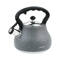 WASSERKESSEL Graphit 24/20/21 cm 7753 - Graphitfarben, Metall (24cm) - Klausberg 