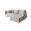 ECKSOFA mit Schlaffunktion ONIL L Monolith 84 Rechts - Hellgrau, Textil (245/175cm) - Bedante