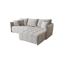 ECKSOFA mit Schlaffunktion ONIL L Monolith 84 Rechts - Hellgrau, Textil (245/175cm) - Bedante