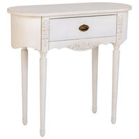 KONSOLENTISCH aus Holz, weiß, 88x36x80cm - Weiß, Holz (38/90/82cm) - Wanderlust