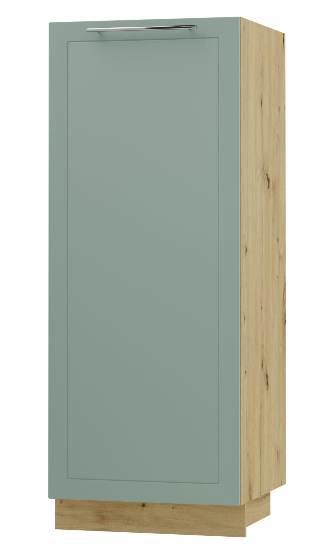 Feldmann-Wohnen Geschirrschrank Mintgrün, Eiche Artisan 60x154x59 cm