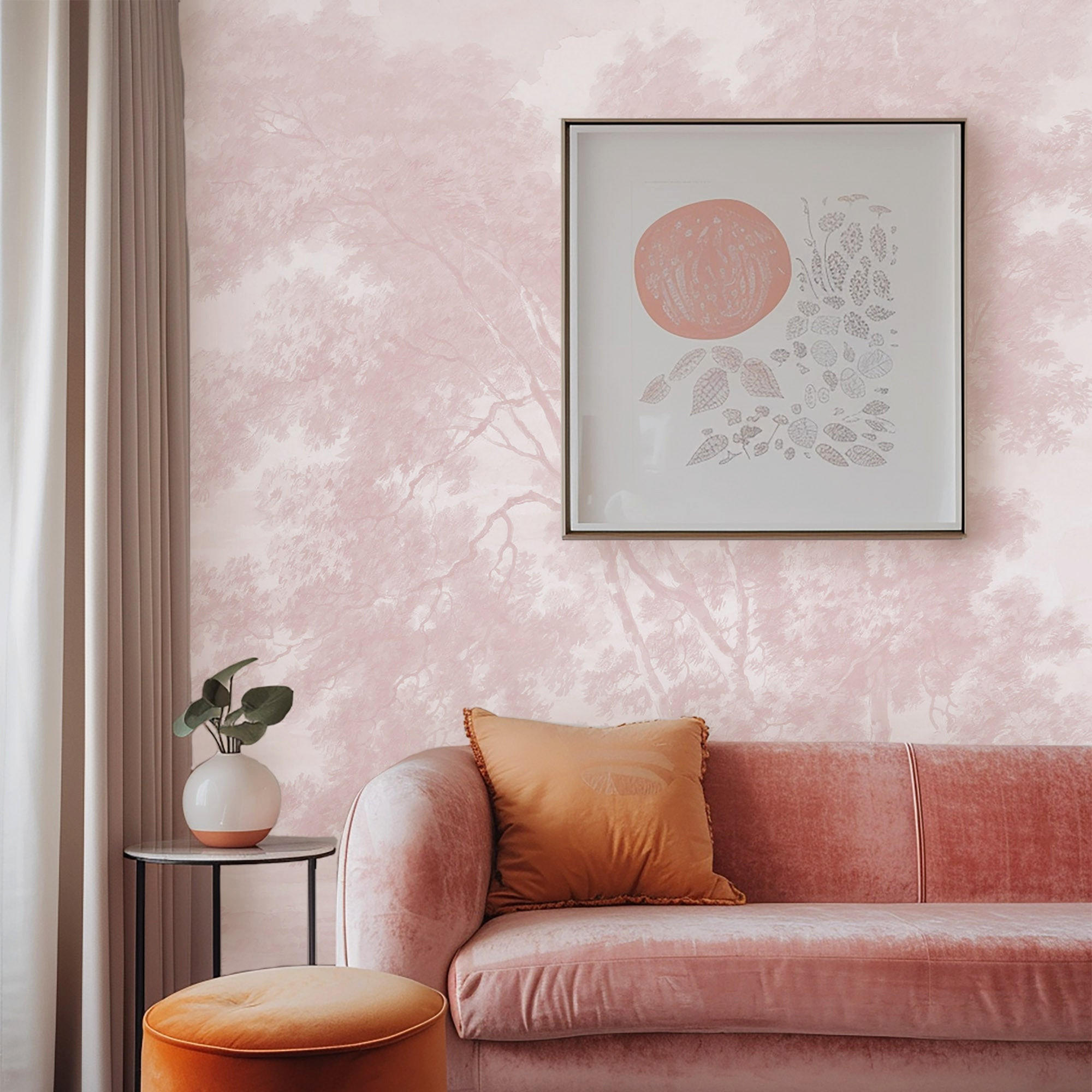Wallpapers4Beginners Tapete Pink 360x260 cm