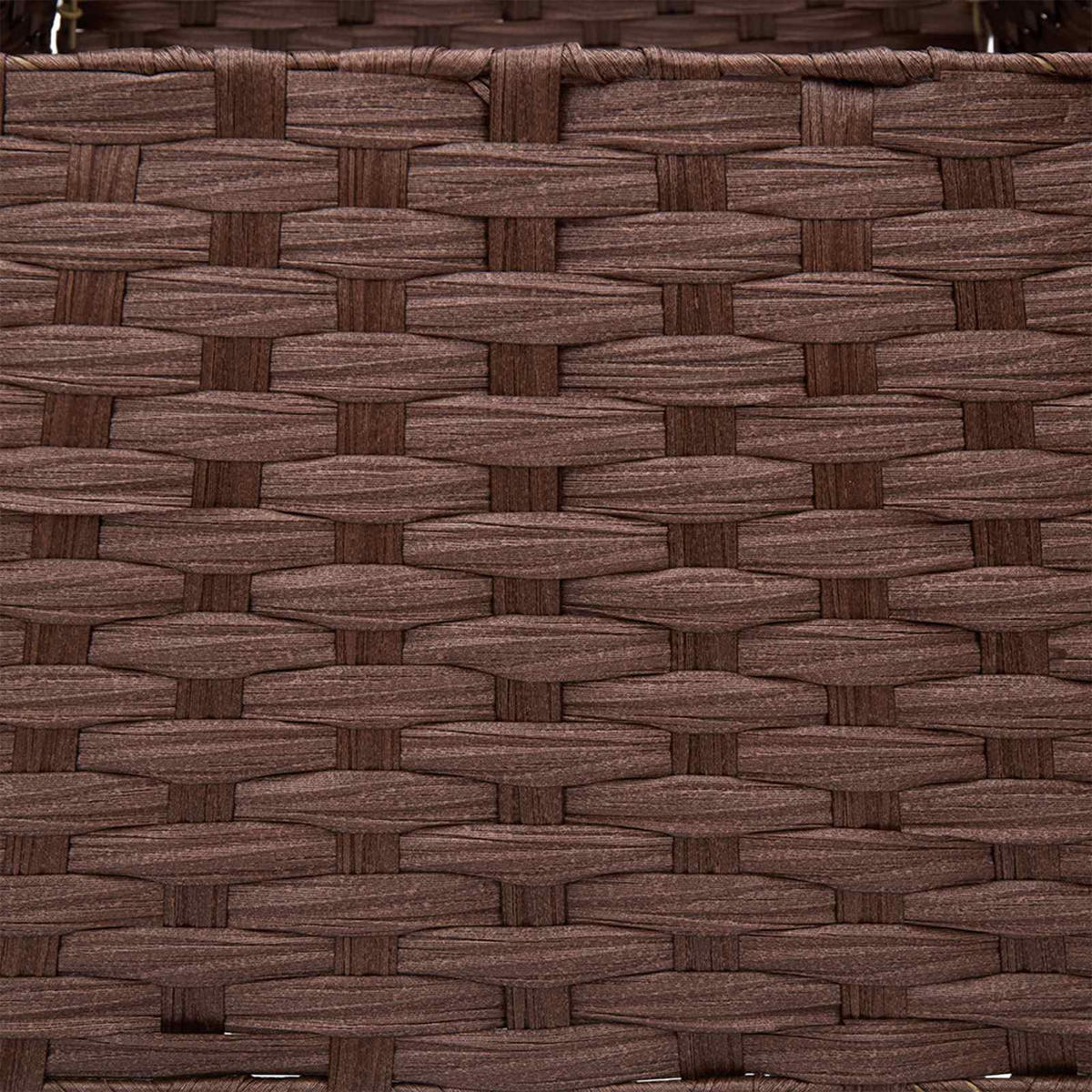WEIHNACHTSBAUMKRAGEN 60/60/28 cm Braun Poly-Rattan - Braun, Holzwerkstoff (60/28/60cm) - vidaXL