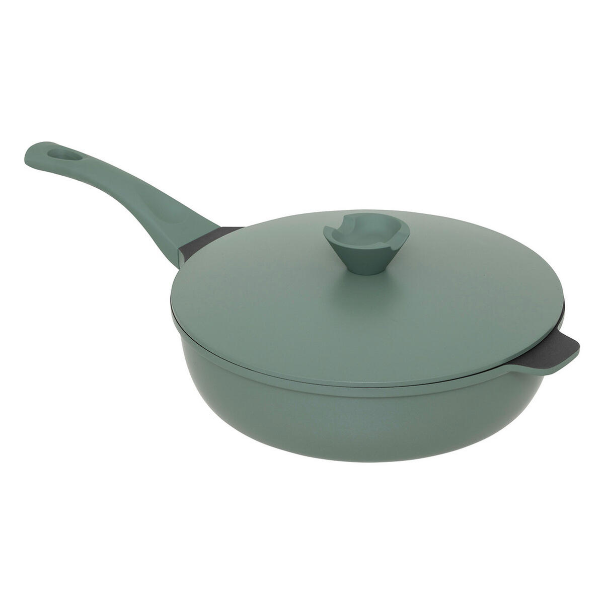 DAMPFGAR-PFANNE Healthy 4-teilig - Grün, Metall (29.2cm) - 5five Simply Smart