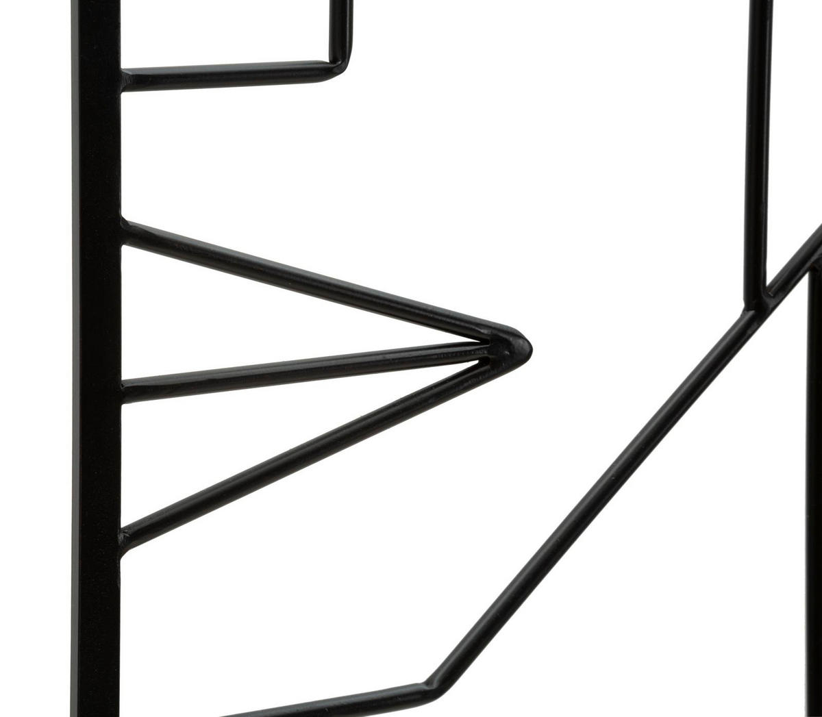 WANDDEKORATIONEN IM 2ER-SET Tribal Simply, schwarz, Eisen - Schwarz, Metall (60/80/1cm) - Mauro Ferretti