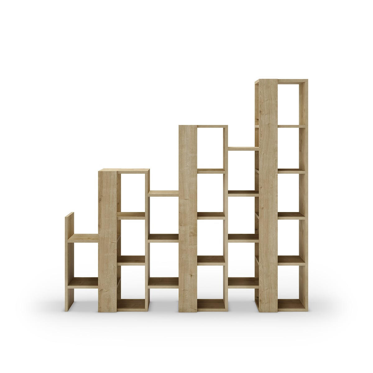 REGAL Trenner Anissa - H151 cm - Eichefarben, Holzwerkstoff (29/151/158cm) - Calicosy