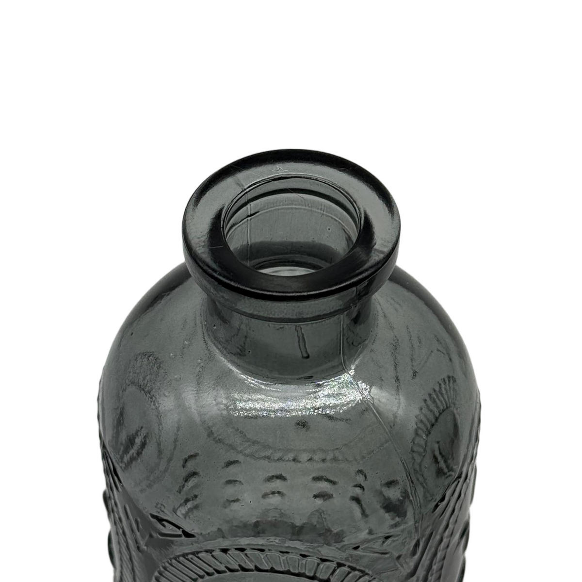 10XVASEN - Grau, Glas (14.5cm) - Relaxdays