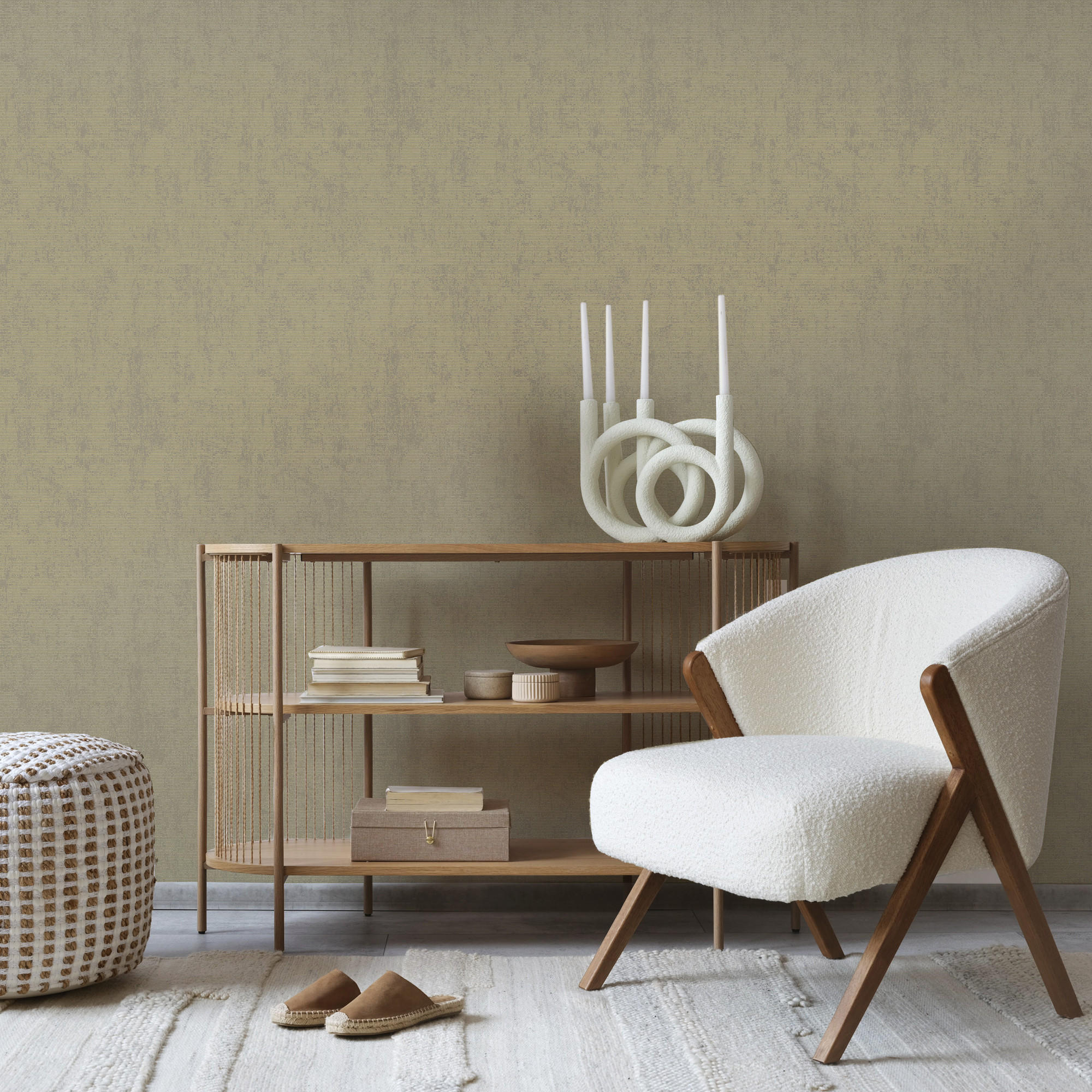 TAPETE Ashanti - Beige, Papier/Kunststoff (53/1000cm) - Superfresco Easy