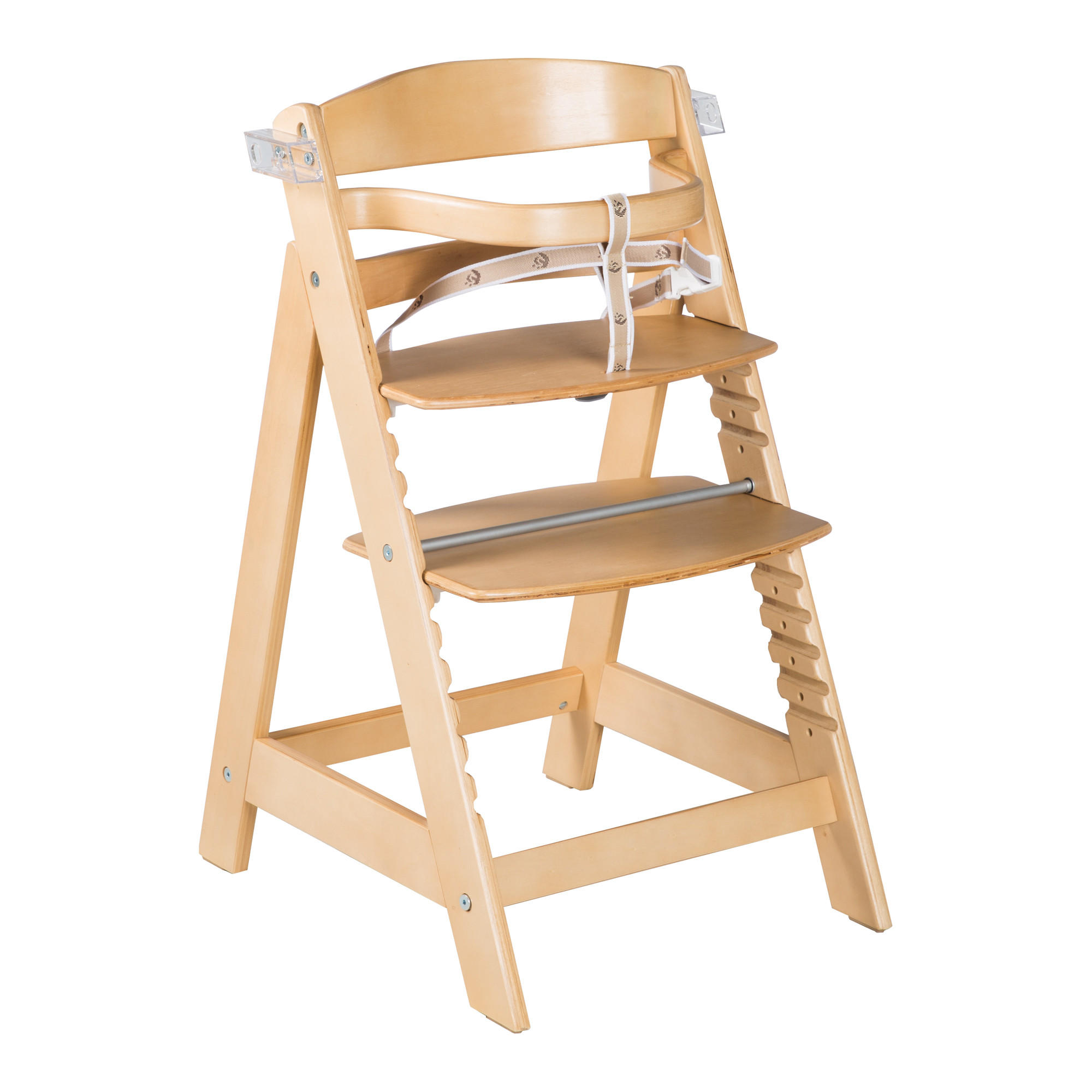 KINDERHOCHSTUHL - Sit Up 'CLICK & FUN' - natur lackiert - Naturfarben, Holzwerkstoff (50/80/54cm) - Roba