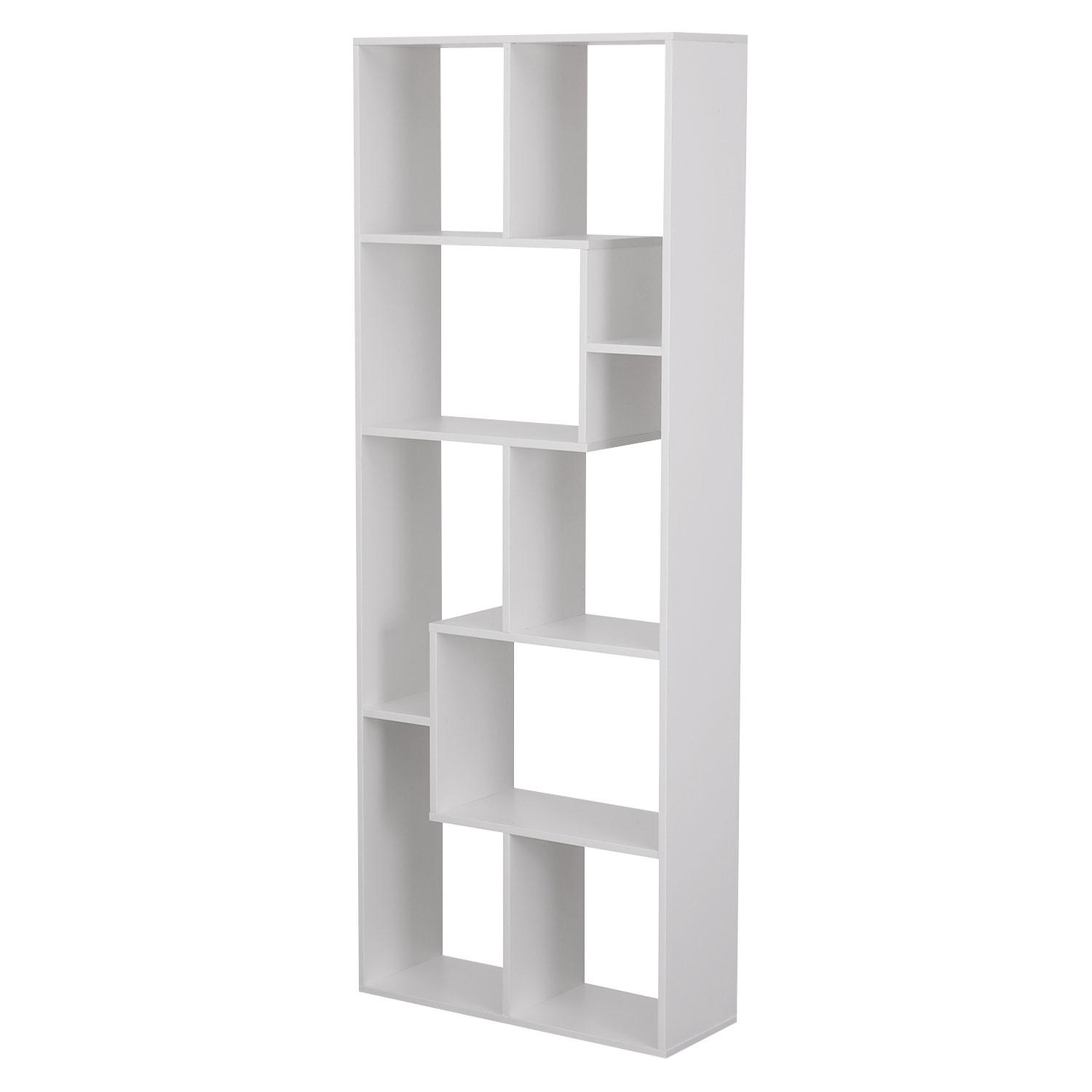 BÜCHERREGAL Jane Weiß - Weiß, Holzwerkstoff (25/175.3/67cm) - Happy Garden