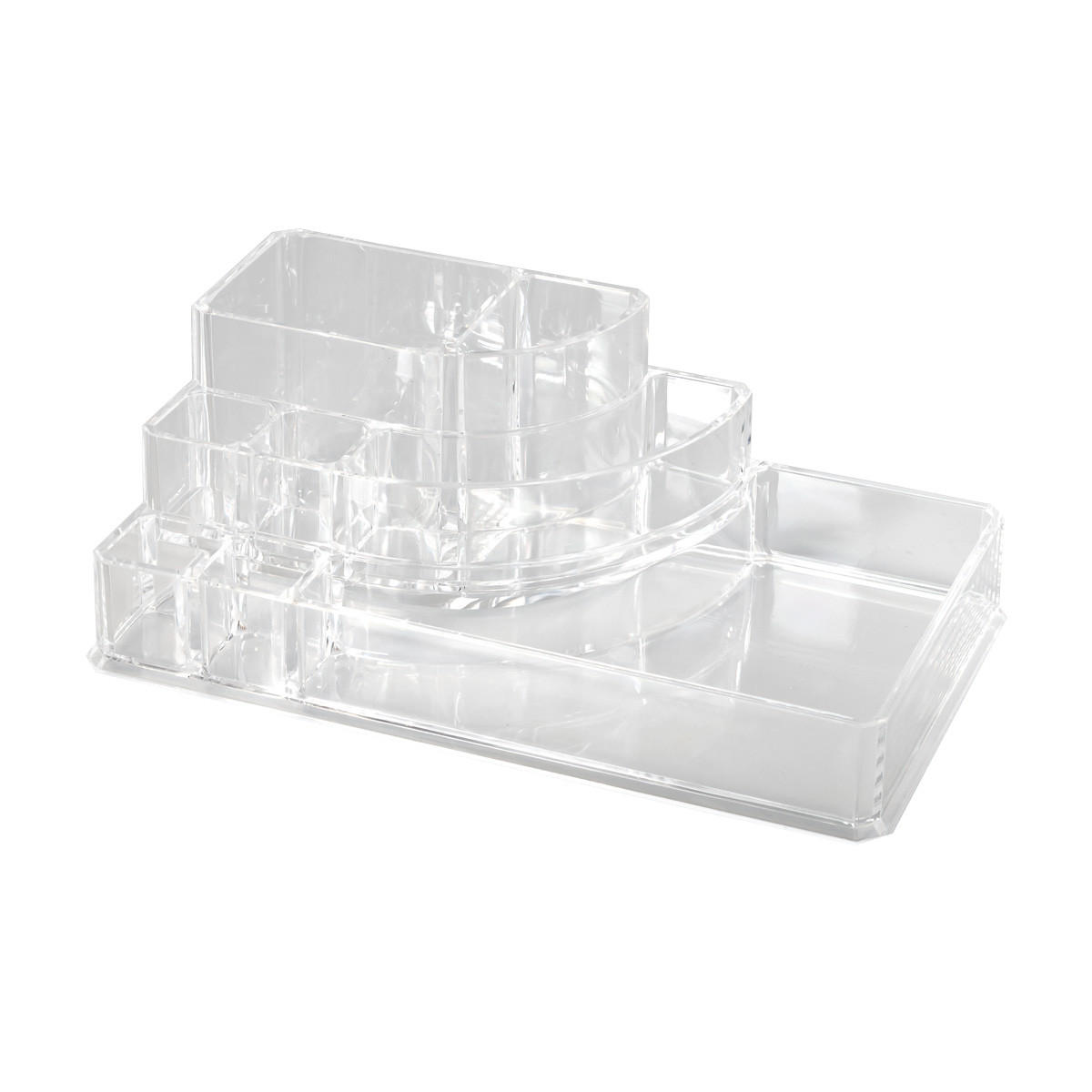 KOSMETIKORGANIZER - Transparent, Kunststoff (22.5/12.5/8cm) - bremermann
