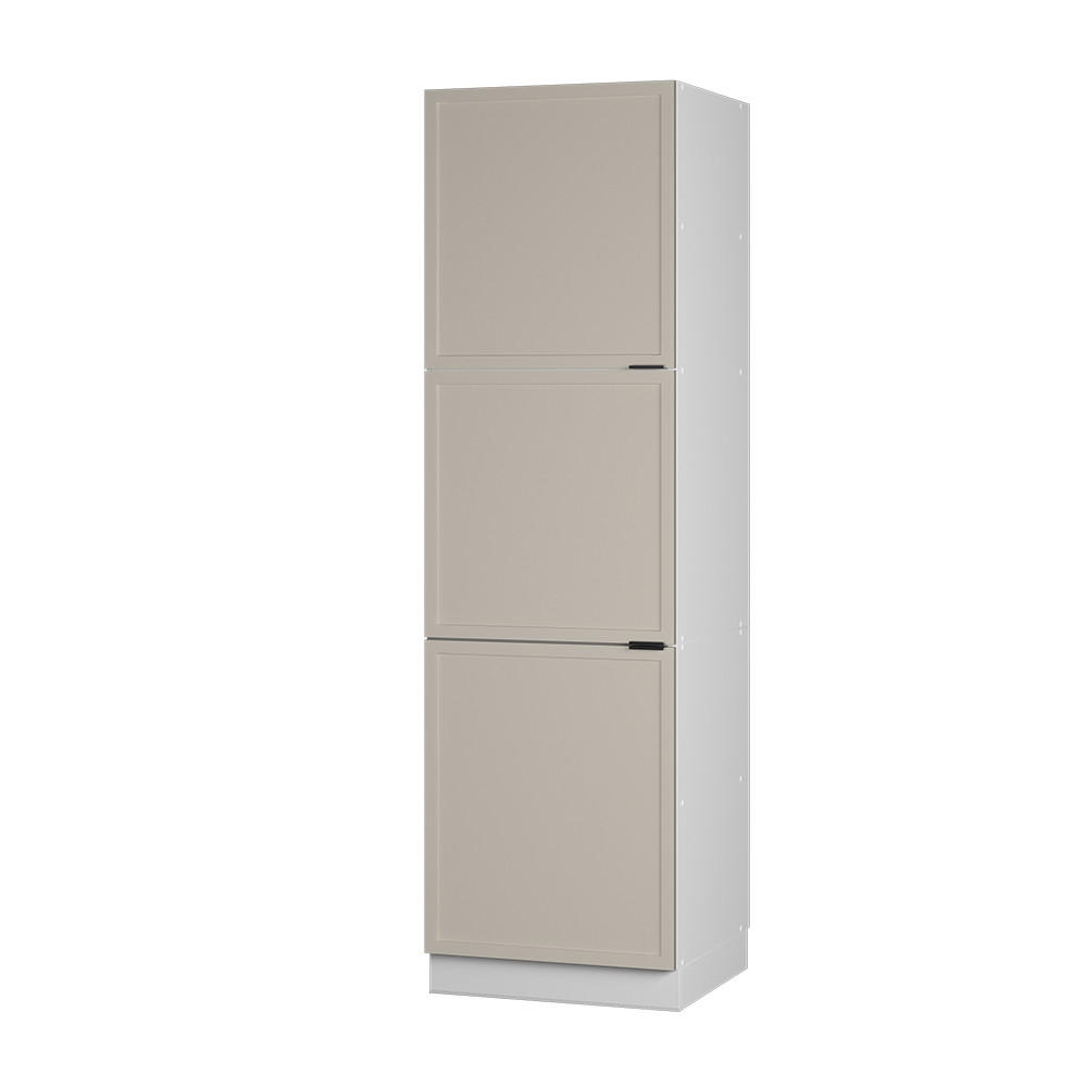 HÖGSKÅP Fame-Line, Gråbeige/Vit, 60 cm Grå, Vit 206.8/60/58.1 cm