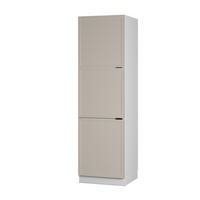 Weiß/Grau, Holzwerkstoff (60/206.8/58cm) - Vicco