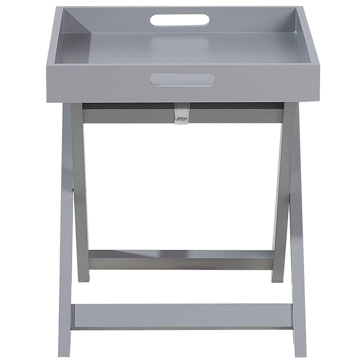 COUCHTISCH grau quadratisch 40/40 cm Chester - Grau, Holzwerkstoff (40/40/46cm) - Beliani
