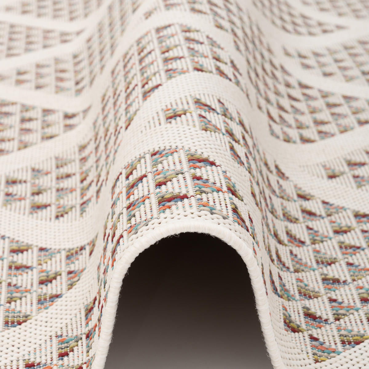 IN & OUTDOOR TEPPICH FLACHGEWEBE CAMPUS MODERN - Beige, Textil (140/200cm) - Pergamon