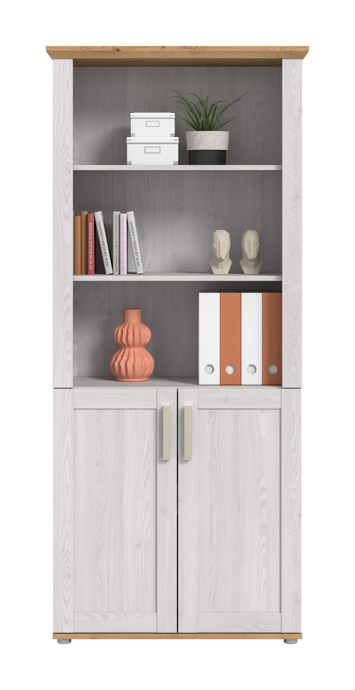 AKTENSCHRANK VERONA (B/H/T: ca. 84/193/39 cm) in Sibiu Lärche Nachbildung/Sibiu Lärche Nachbildung - Lärchefarben, Holzwerkstoff (84/193/39cm)