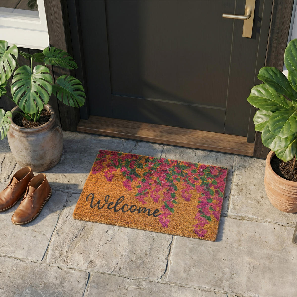 ROHOŽ - viacfarebná, textil/plast (60/40cm) - Relaxdays