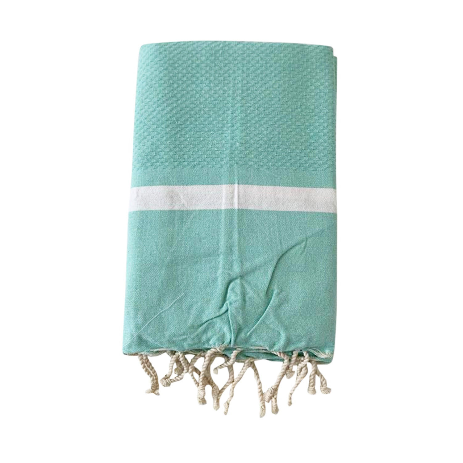 HAMAMTUCH Melissa Aruba 200x200 190g/m² - Blau, Textil (200/200cm) - LE COMPTOIR DE LA PLAGE
