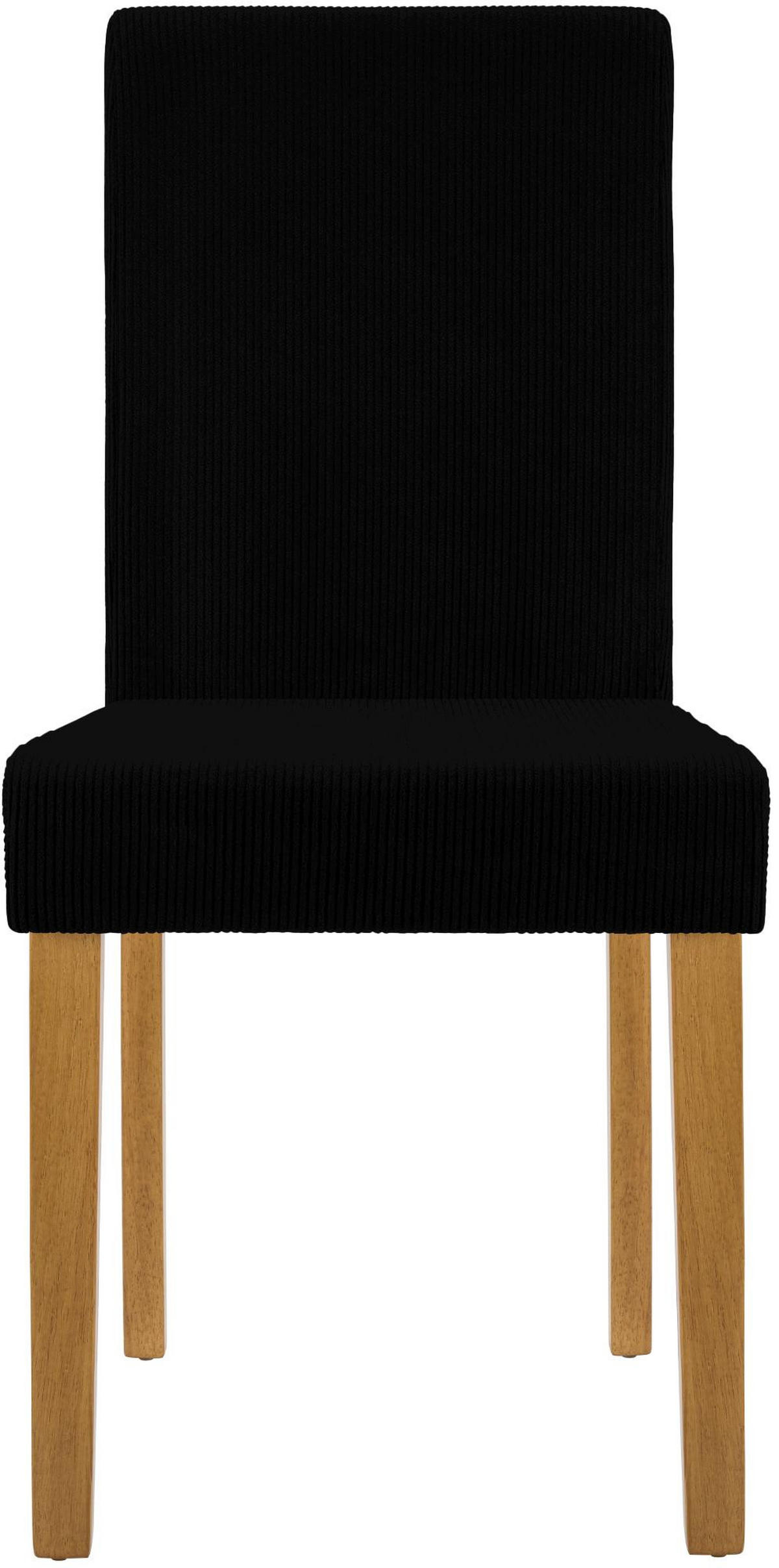 ESSZIMMERSTUHL Dalan Cord Schwarz Antik-Hell Wohnzimmerstuhl - Schwarz, Textil (41/91/47cm) - DELUKE