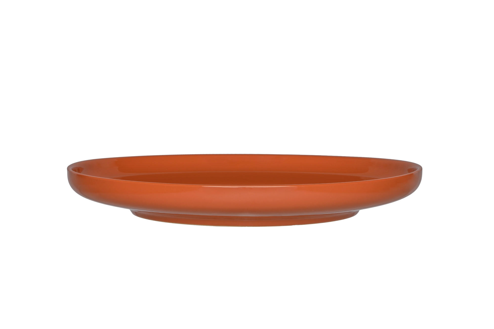 SPEISETELLER Simple Ø 21 cm 2er-Set - Orange, Keramik (21cm)