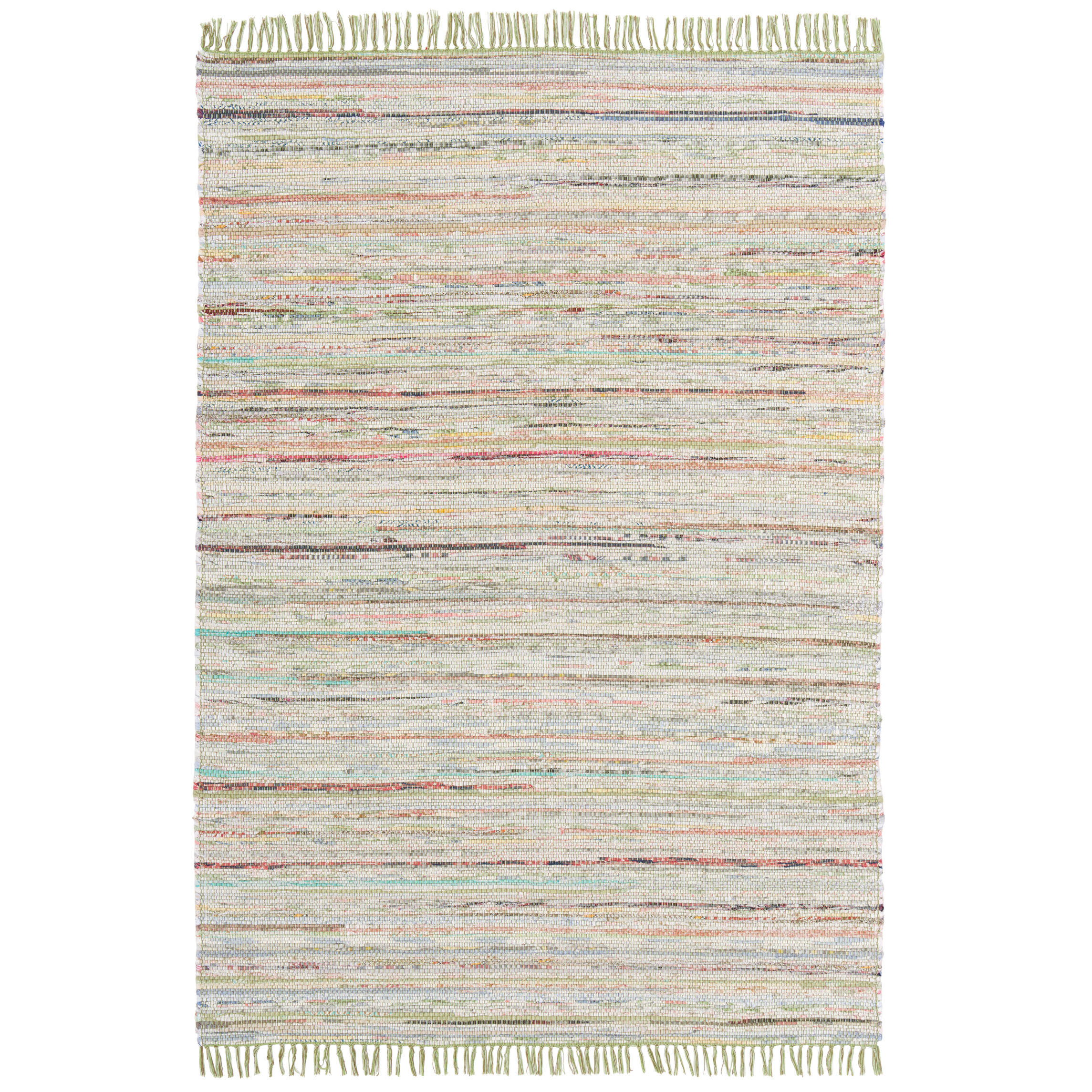 FLECKERLTEPPICH BAUMWOLLE NATUR CAYENNE - Grün, Textil (90/160cm) - Pergamon