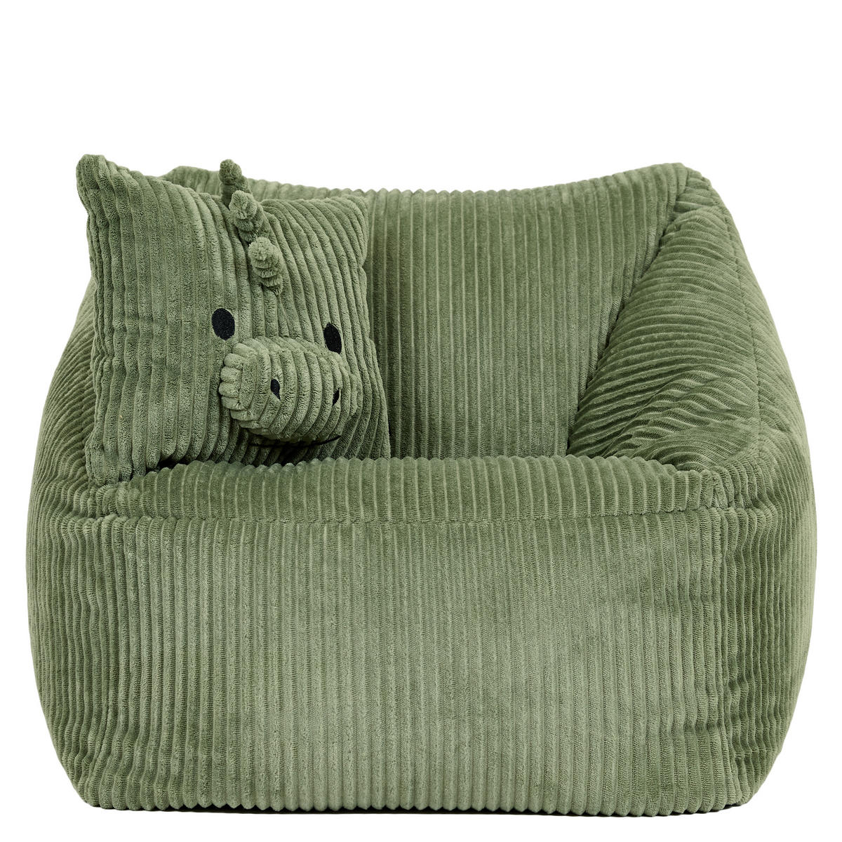 KINDERSITZSACK Natalia mit Animalkissen - Salbeigrün, Textil (55/50/55cm) - icon