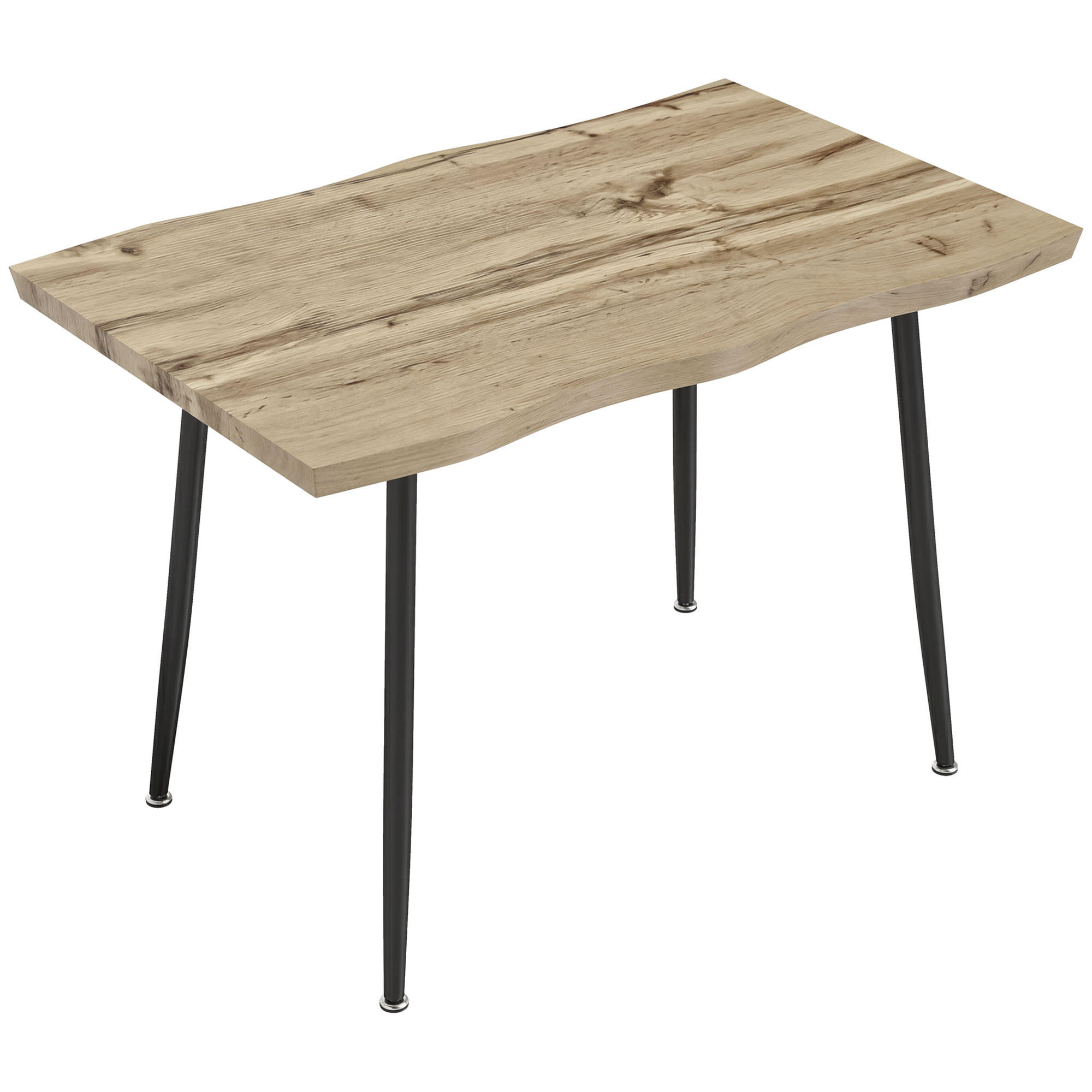 HOMCOM JÍDELNÍ STŮL obdélníkový dub 110/70/75 cm