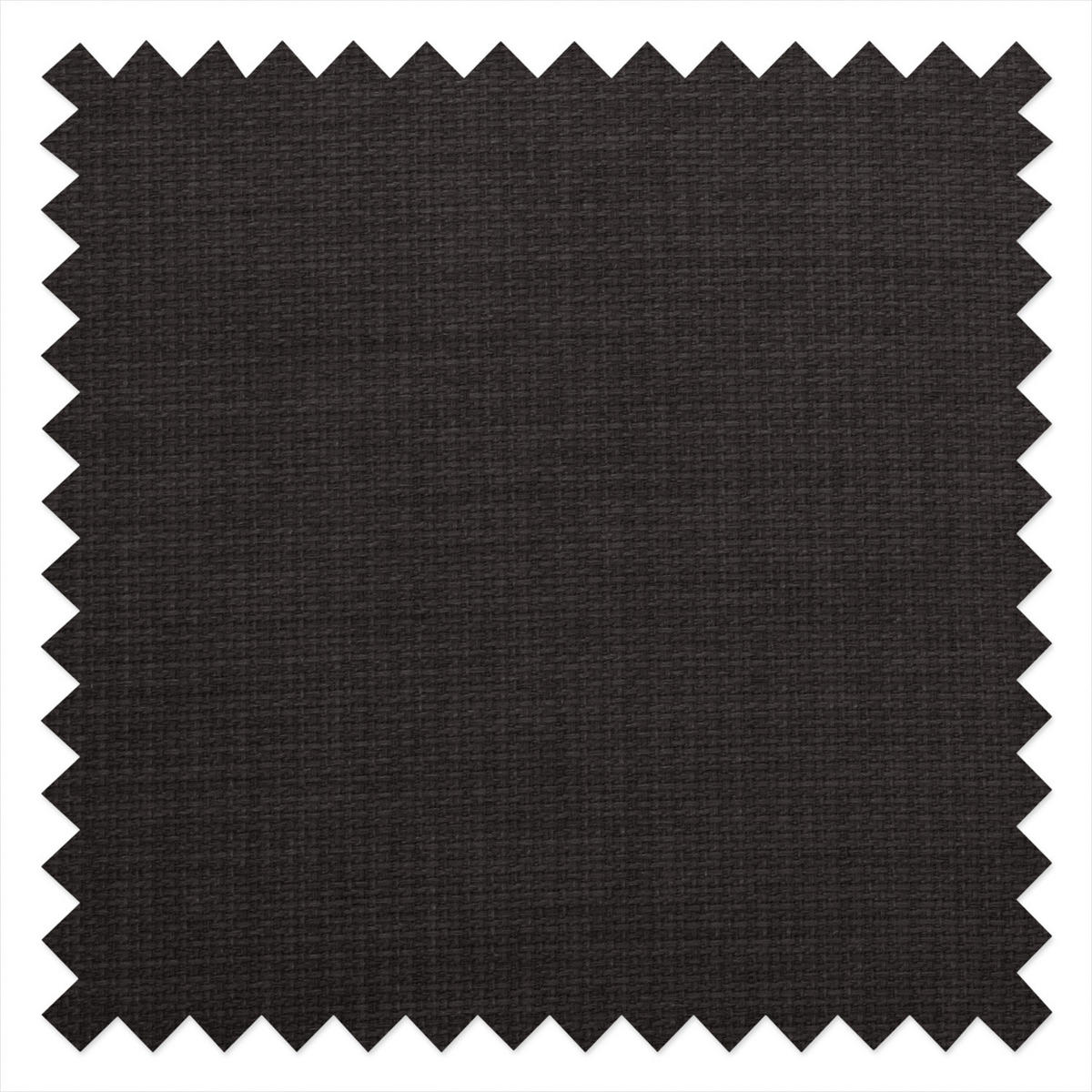 2-SITZER SOFA - Stoff, Schwarz - Schwarz, Textil (140/74/74cm) - home24