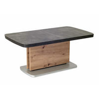 FUNKTIONSTISCH ausziehbar Catharina 110(145+180) x 63 x 53-72 Wohnzimmertisch Beton/Wildeiche - Multicolor, Holz (110/63/53cm) - 58aufmkessel