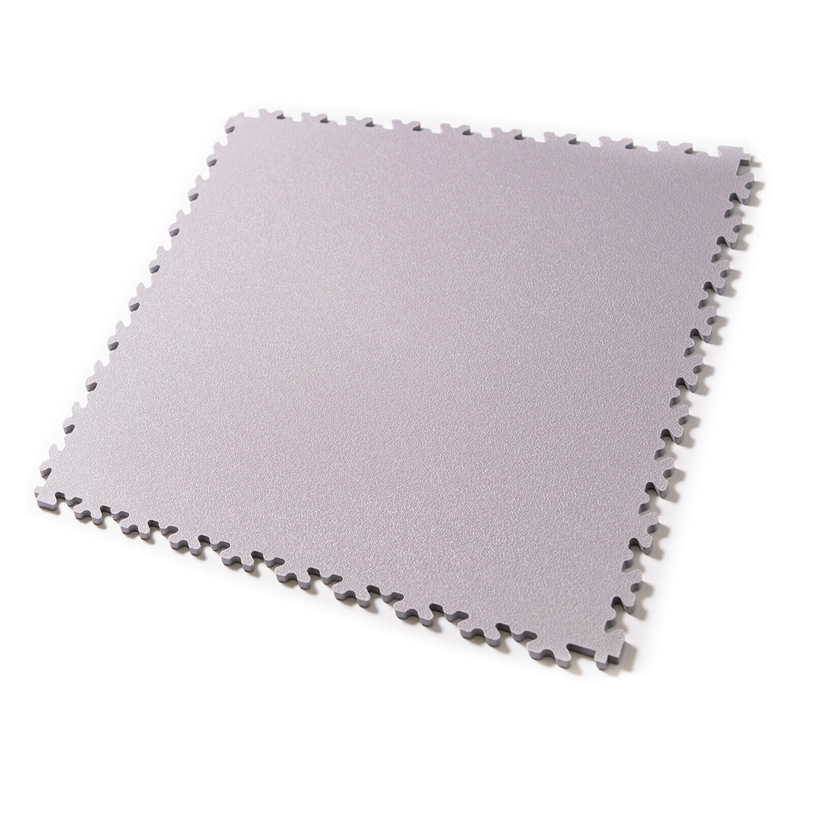 PVC-FLIESEN für Garage, Werkstatt, Sporthalle - Hellgrau - Los von 1 m² - Hellgrau, Kunststoff (50/50/1.1cm) - MOSAIK FLOOR