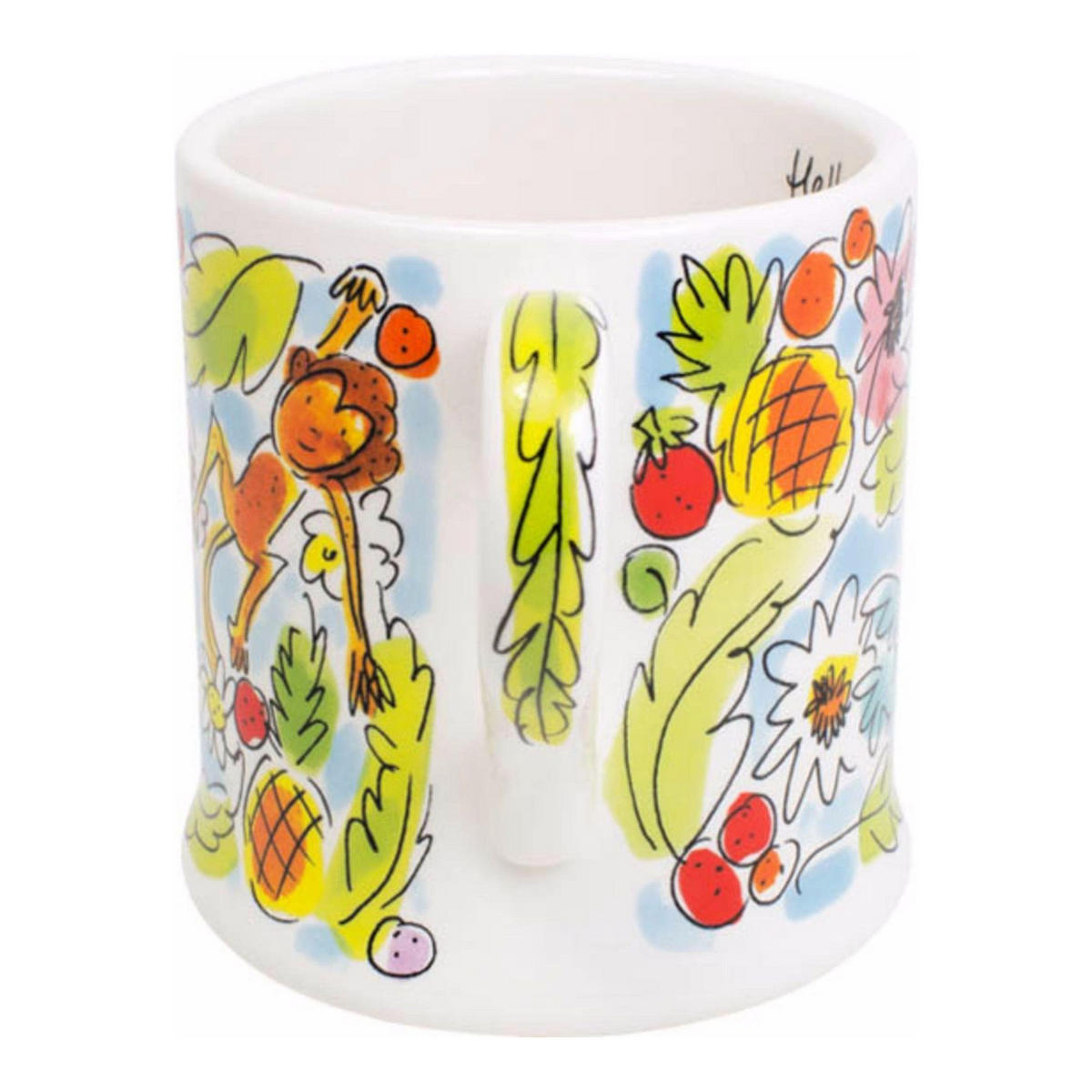 BECHER Paradies in Bunt - 500 ml - Multicolor, Keramik (0.5L) - Blond Amsterdam