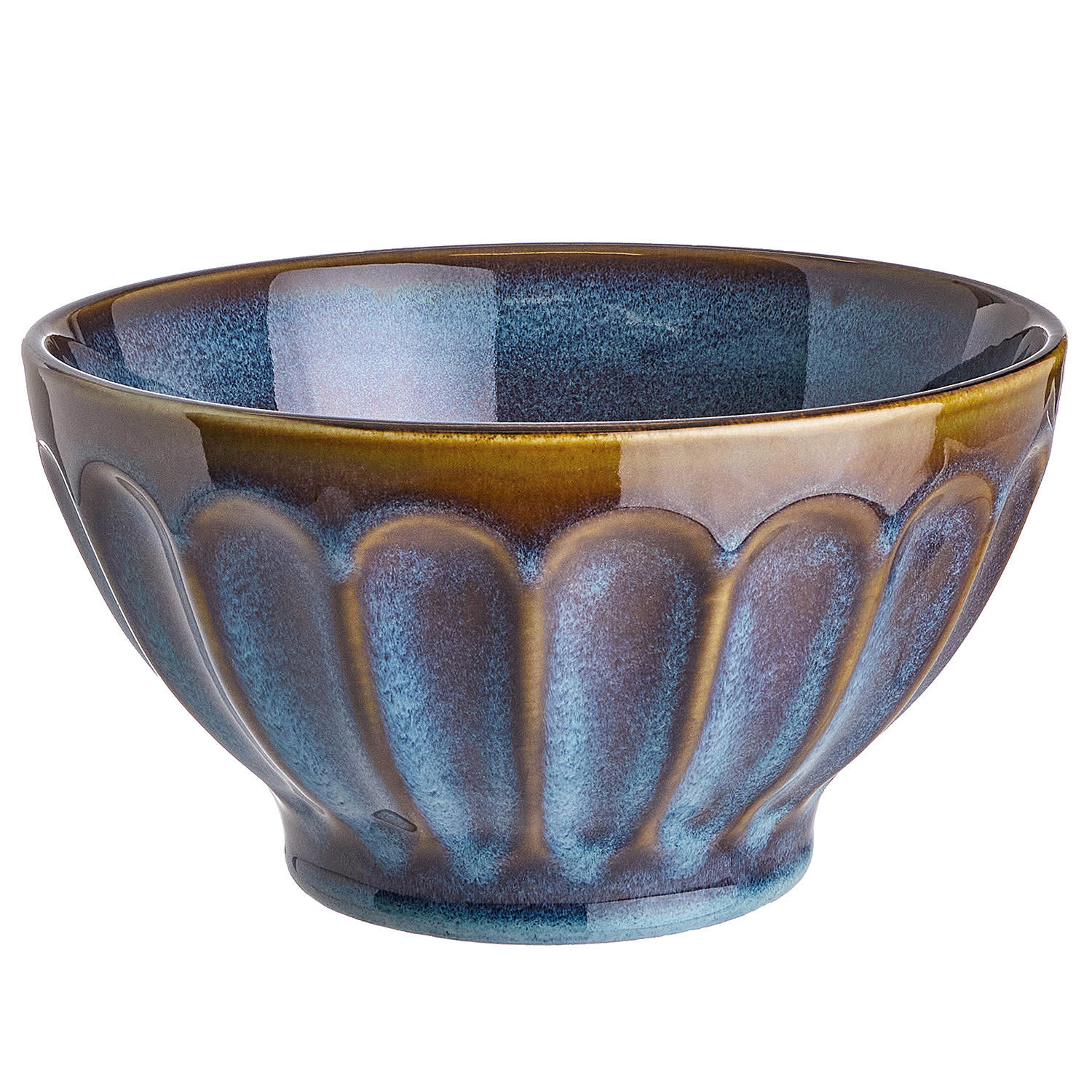 SCHÜSSEL Bergamo - Blau, Keramik (16/16/9cm) - Butlers