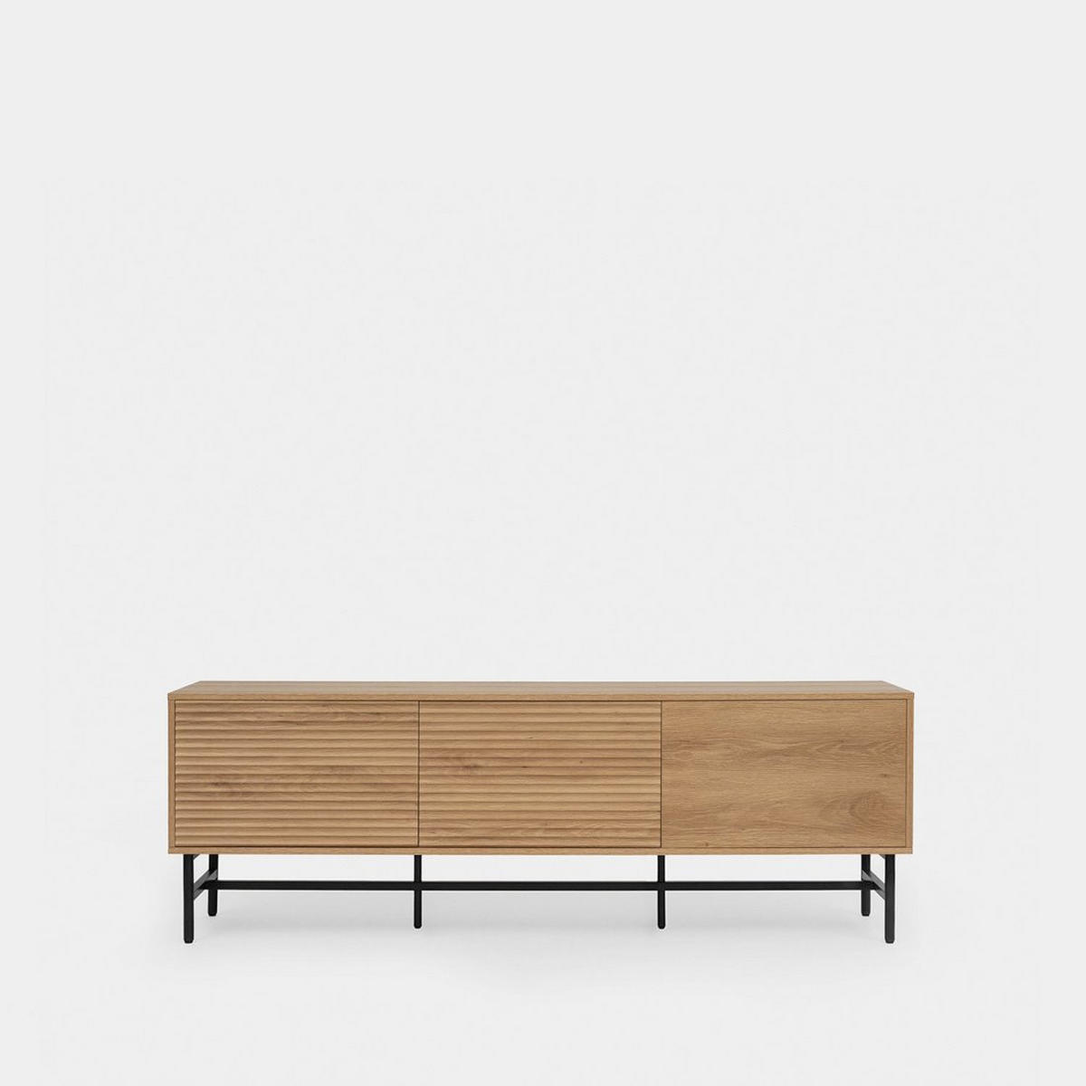 TV-ELEMENT Land Natürlich 160 cm x 55 cm - Naturfarben, Holzwerkstoff (160/55/40cm) - Klast Home