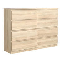 KOMMODE mit 8 Schubladen 140 cm SonomaEiche - Sonoma Eiche, Holzwerkstoff (138.5/101.5/39cm) - MebLocker