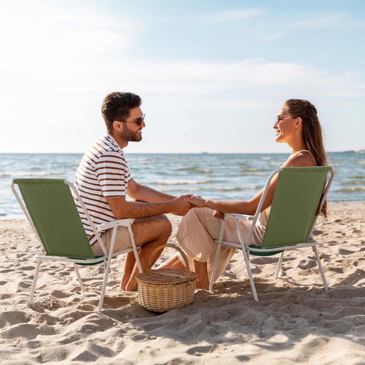 CAMPINGSESSEL bis 100 kg - Grau, Textil (46/73/48cm) - Outtec