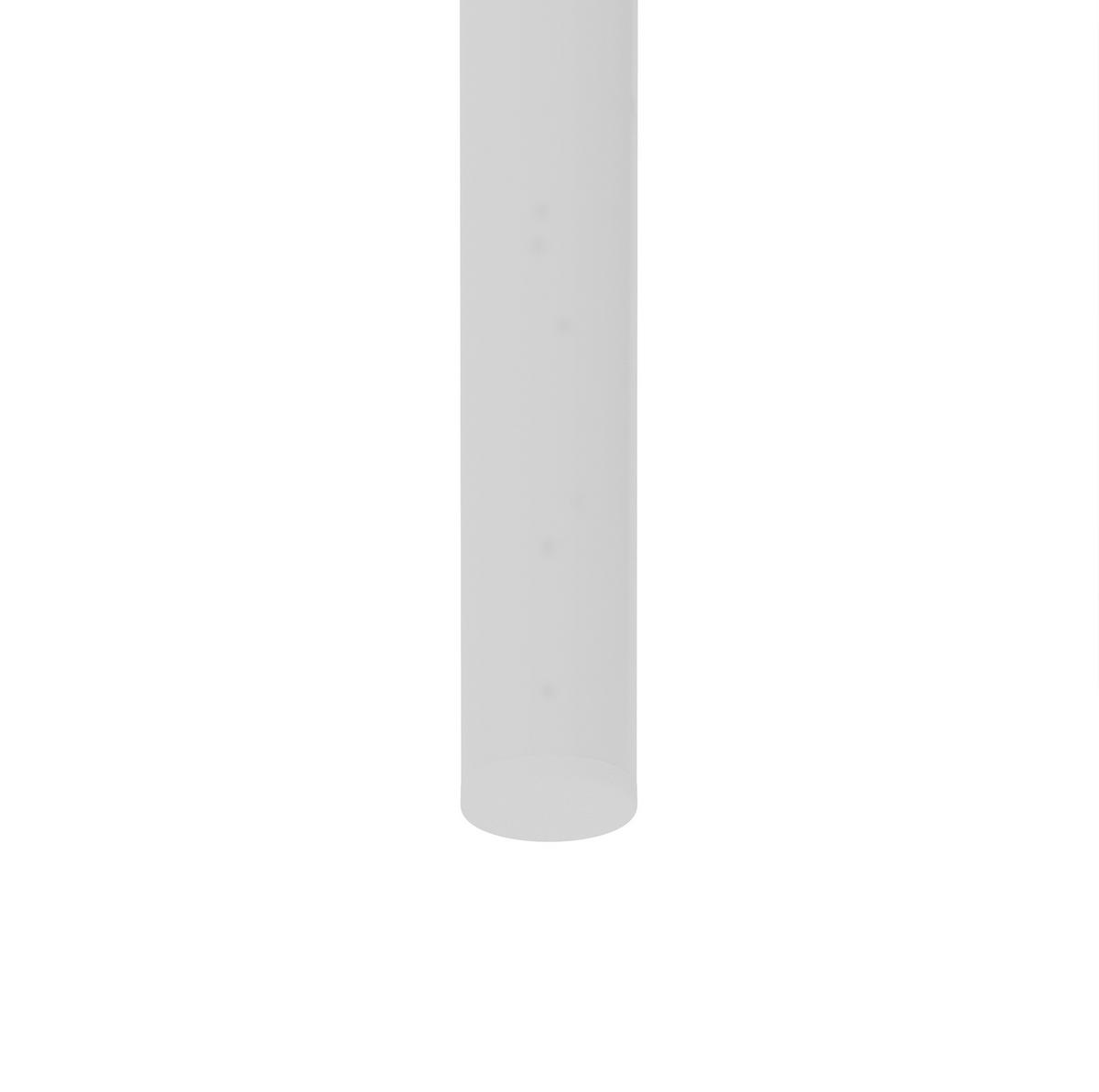 COUCHTISCH 97.5/61.5 cm grau weiß aus MDF und Glas mit Stauraum - Weiß, Glas (97.5/61.5/45cm) - OKMYHOME