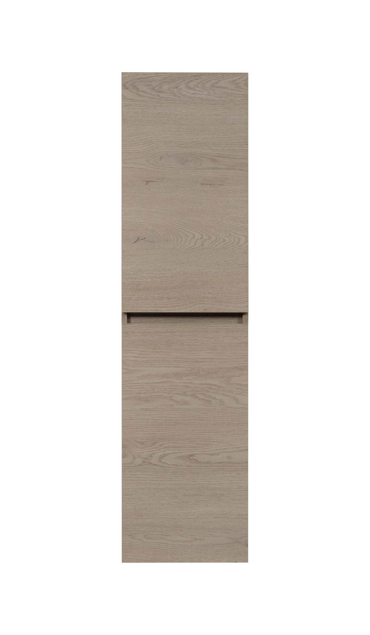 BADEZIMMERSCHRANK, Farbe: helle Eiche, 35 x 136 x 27 cm - Beige, Holzwerkstoff (35/136/27cm) - 3XE LIVING