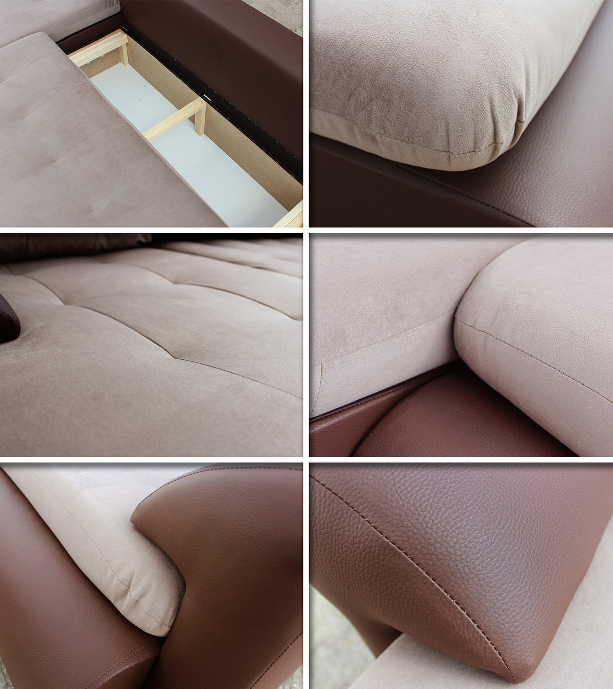 ECKSOFA Santi, Seite: Rechts - Schwarz/Grau, Holz/Textil (226/152cm) - Sofnet